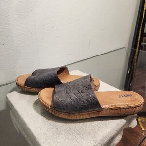 Born Brown Mules Comfortable Slip-On Design